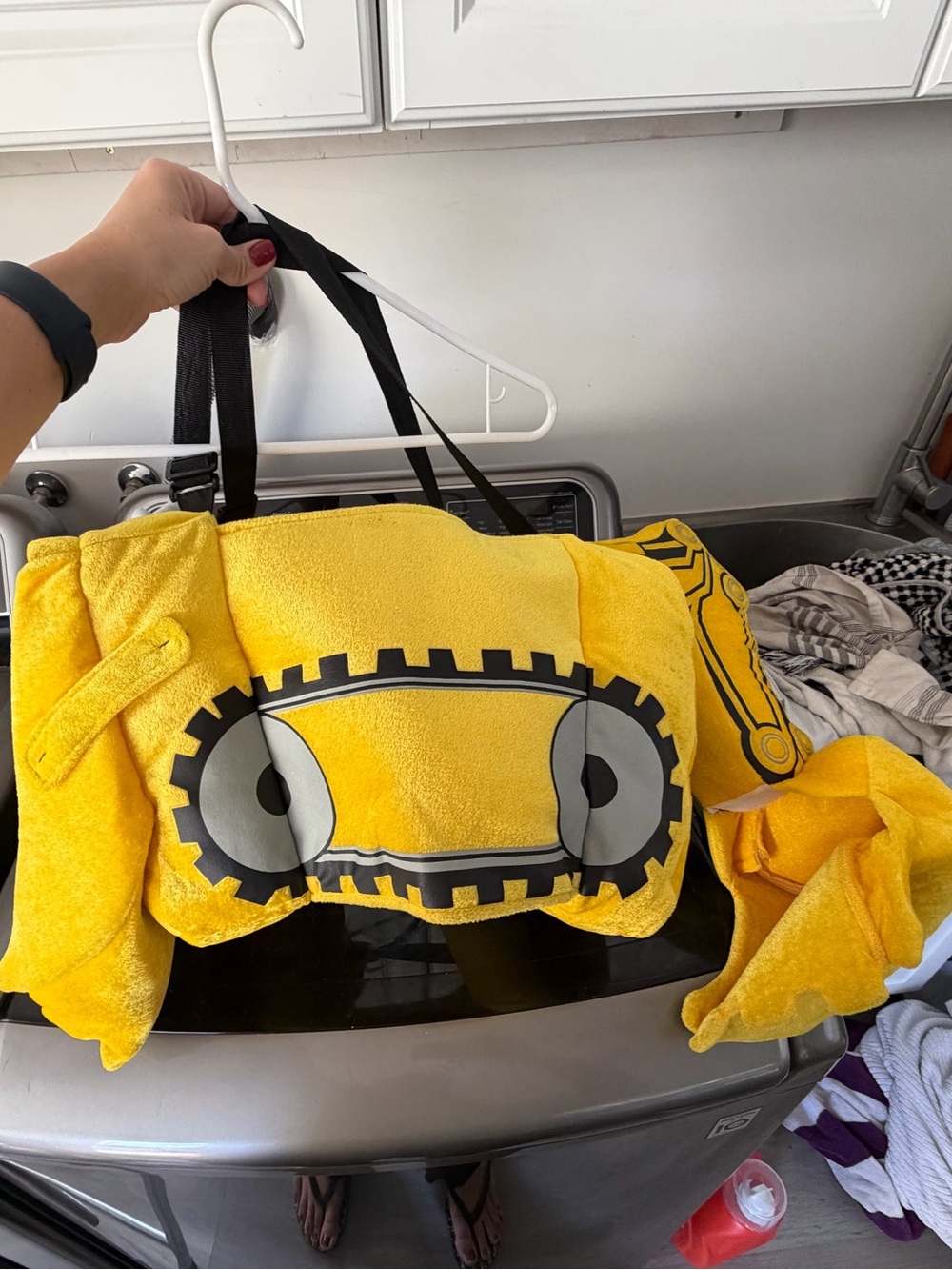Kids Yellow excavator costume